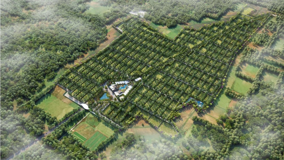 ILA — aerial visualization of the villa community master plan